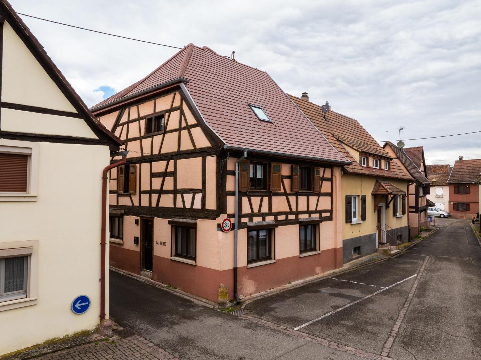 La Ruine - Gite D'Alsace Jusqu'A 10 Personnes Avec Spa Interieur Guémar Extérieur photo